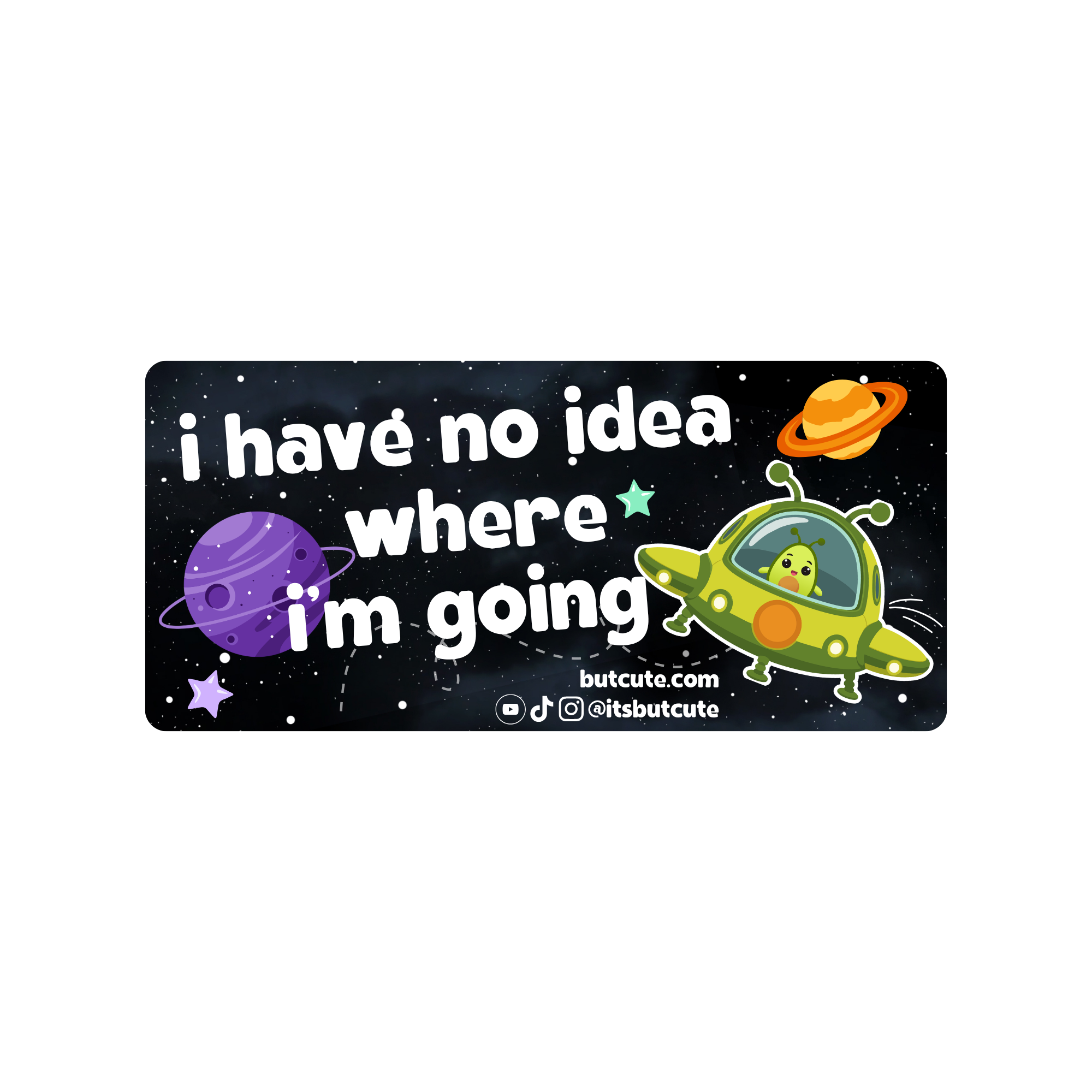 spacey bumper sticker from quirklandia