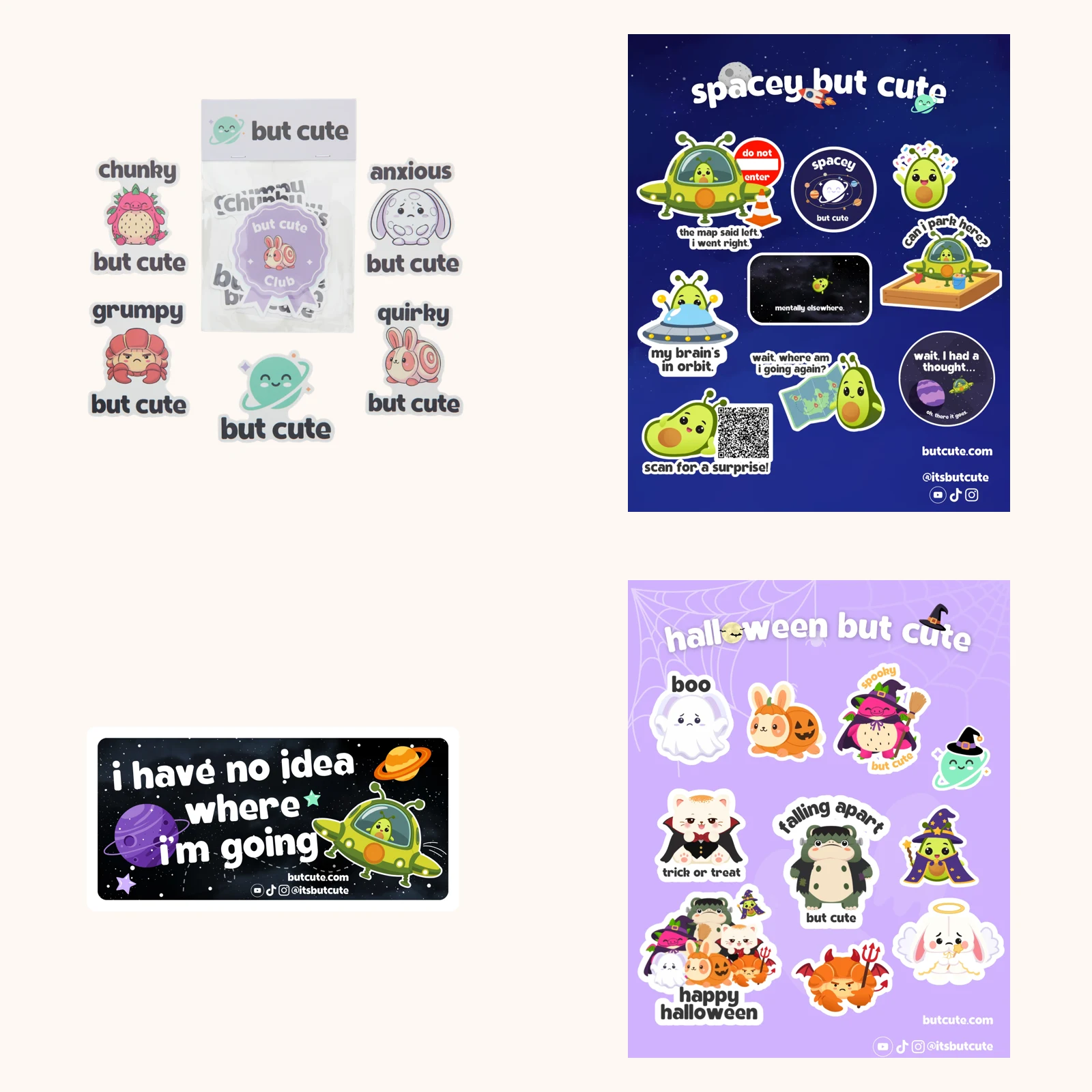 sticker bundle from quirklandia
